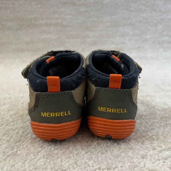 Merrell Toddler Boys Bare Steps Ridge Boots Shoes 6 Water Repellent - Picture 5 of 9